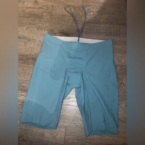 Lululemon Athletica Teal Blue Mens Active running shorts X-LARGE